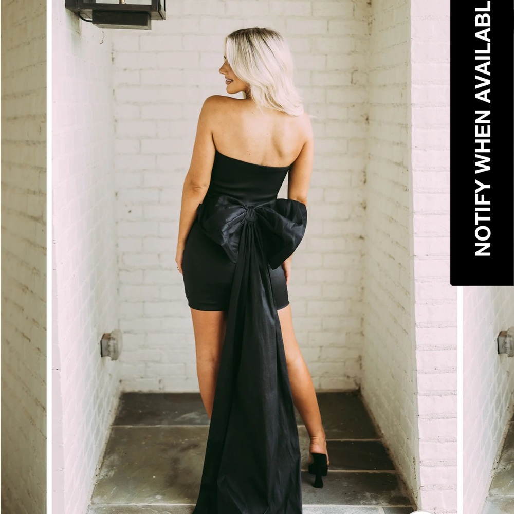 These three boutique big bow train dress